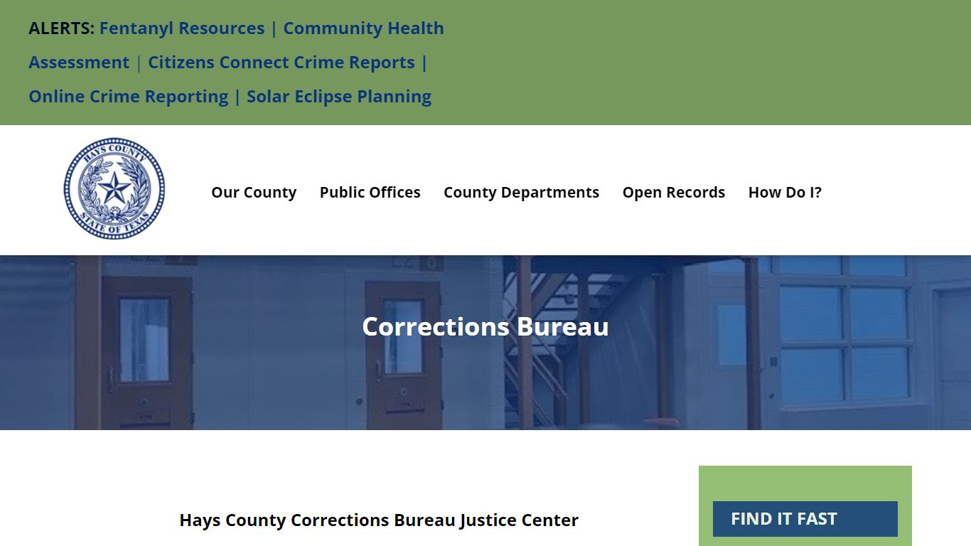 Sheriff – Corrections Bureau - hays-county.multiscreensite.com